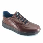 Luisetti 36217 (καφέ κονιάκ δέρμα ) ανδρικά sneakers