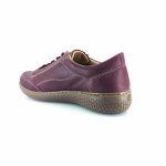 Laura Azana 28103 (μπορντώ δέρμα) γυναικεία sneakers