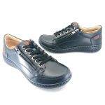 Laura Azana 28103 (μαύρο δέρμα) γυναικεία sneakers