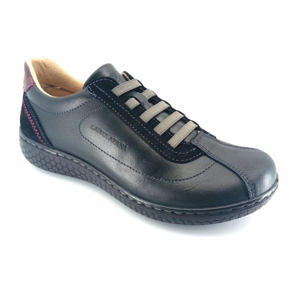 Laura Azana 28101 (μαύρο δέρμα) γυναικεία sneakers