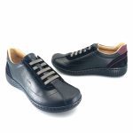 Laura Azana 28101 (μαύρο δέρμα) γυναικεία sneakers