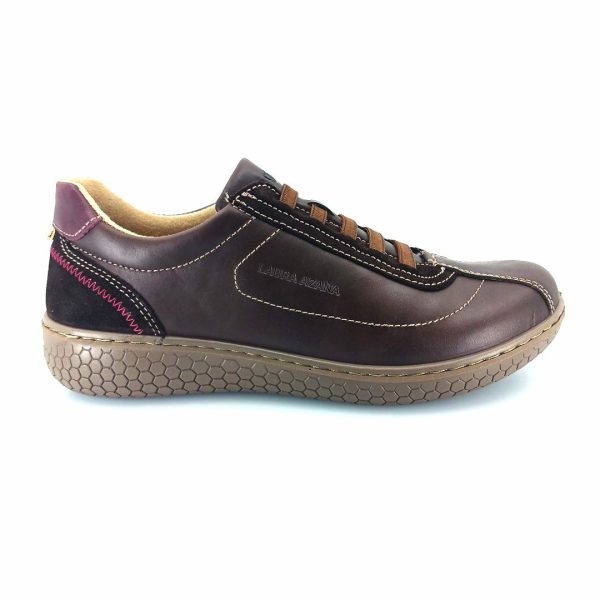 Laura Azana 28101 (καφέ δέρμα) γυναικεία sneakers