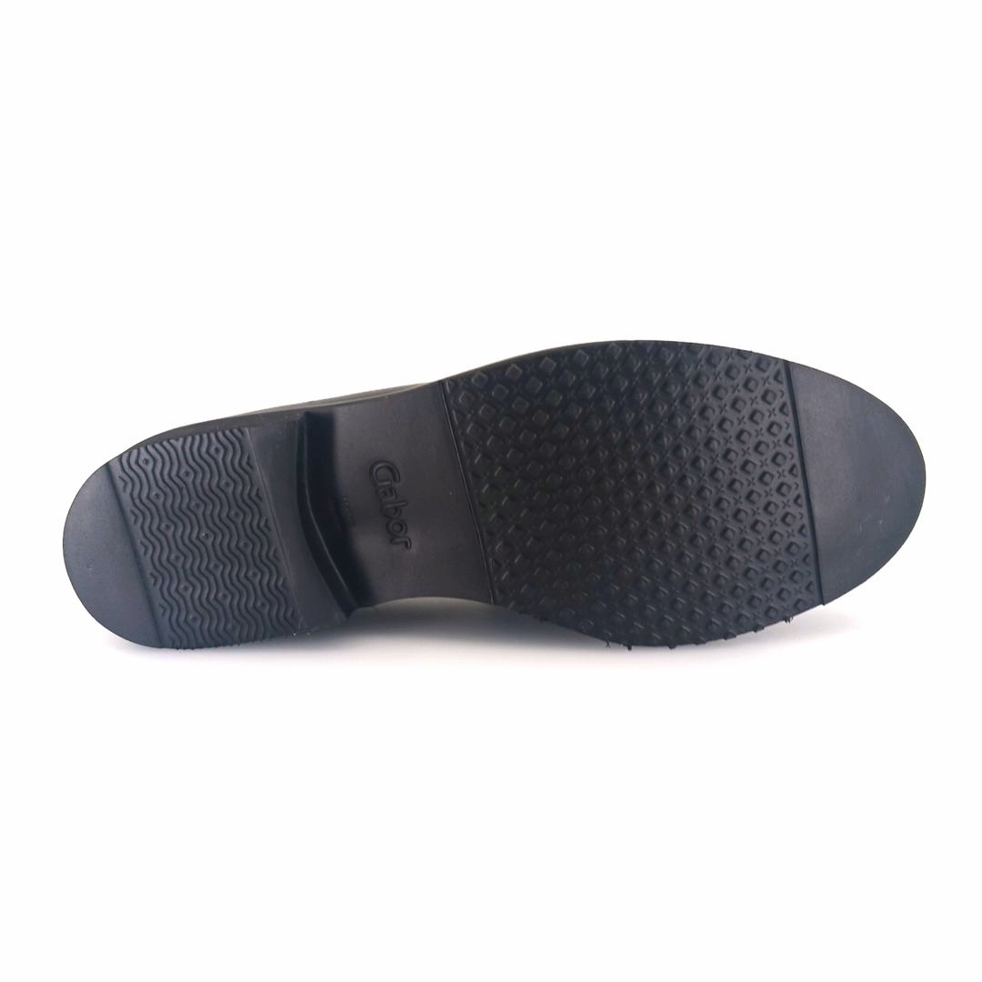 Gabor 75.211.27 horsebit loafers (μαύρο δέρμα)