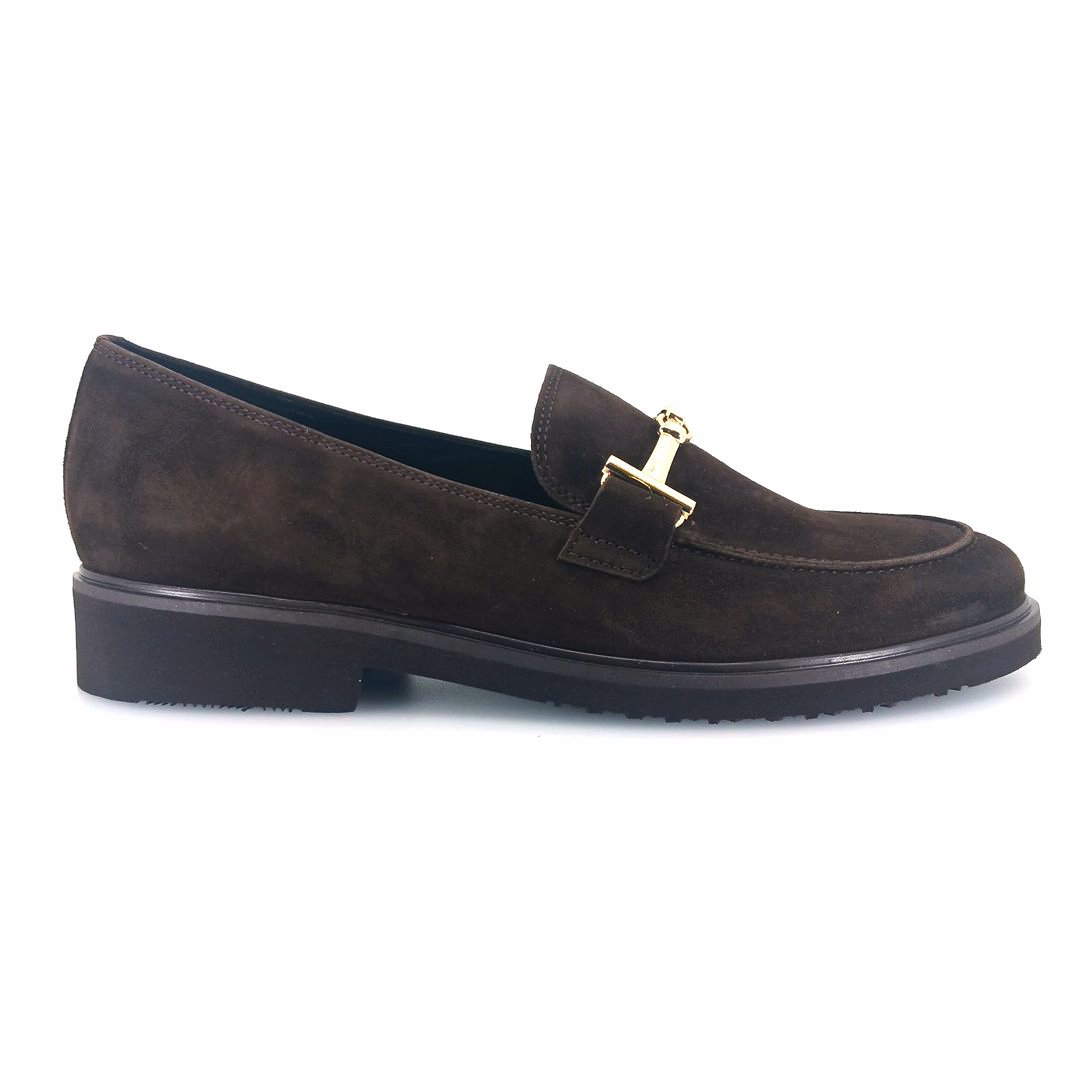 Gabor 75.211.18 horsebit loafers (καφέ chevreau δέρμα)