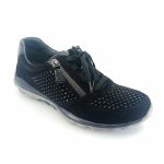 Gabor rolling soft 76.968.87 γυναικεία sneakers (μαύρο δέρμα chevreau)
