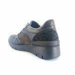 Laura Azana 26204 (combi μαύρο δέρμα) γυναικεία sneakers
