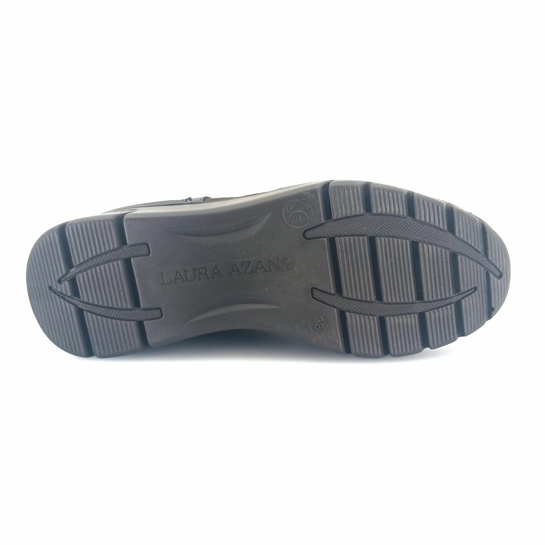 Laura Azana 26204 (combi μαύρο δέρμα) γυναικεία sneakers