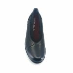 Laura Azana 26843 (μαύρο δέρμα) comfort wedge pumps