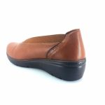 Laura Azana 26843 (ταμπα δέρμα) comfort wedge pumps