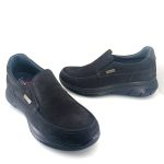 Luisetti 36118 (μαύρο nubuck) ανδρικά slip-on