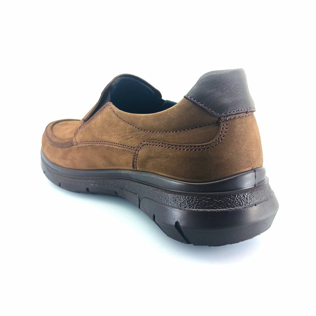 Luisetti 36118 (καφέ nubuck) ανδρικά slip-on