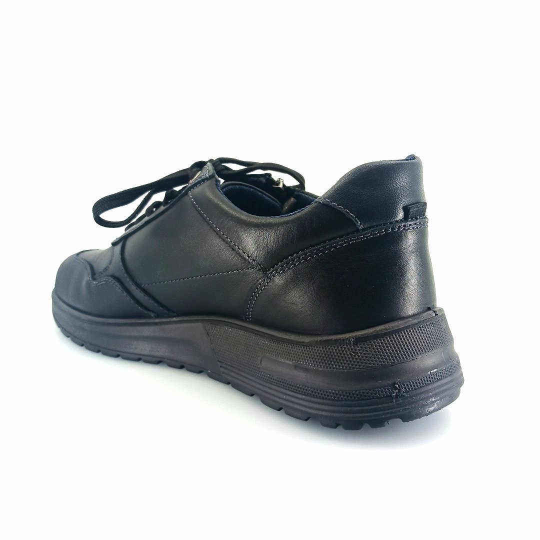 Luisetti 36216 (μαύρο δέρμα) ανδρικά sneakers