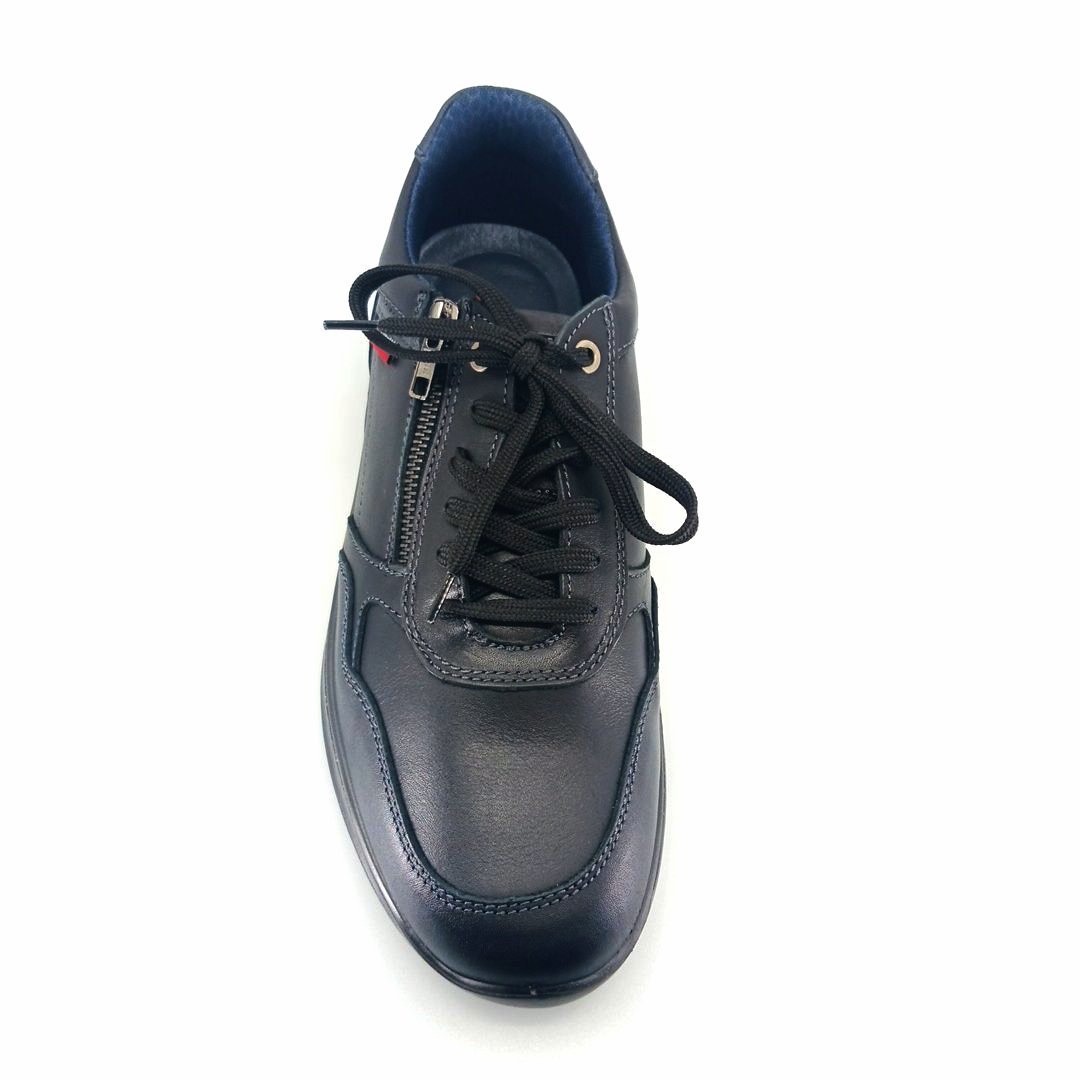 Luisetti 36216 (μαύρο δέρμα) ανδρικά sneakers