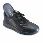 Luisetti 36216 (μαύρο δέρμα) ανδρικά sneakers
