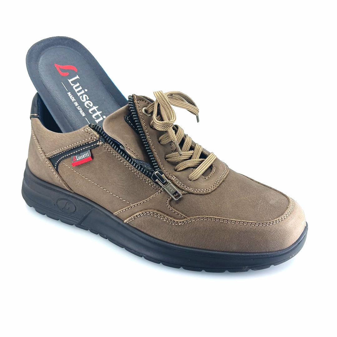 Luisetti 36216 (taupe δέρμα) ανδρικά sneakers