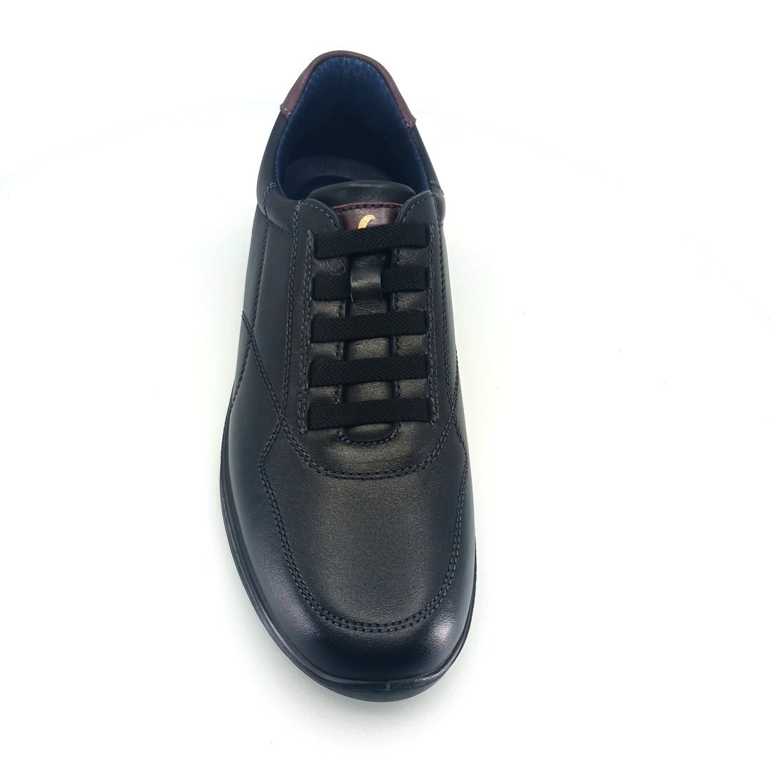 Luisetti 36217 (μαύρο δέρμα ) ανδρικά sneakers