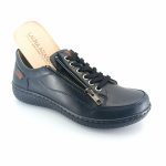 Laura Azana 28103 (μαύρο δέρμα) γυναικεία sneakers