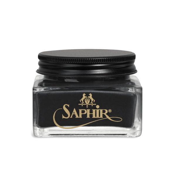 Saphir Médaille d’Or, Cordovan Leather Cream, 75ml (μαύρο 01) - βαφή υποδημάτων