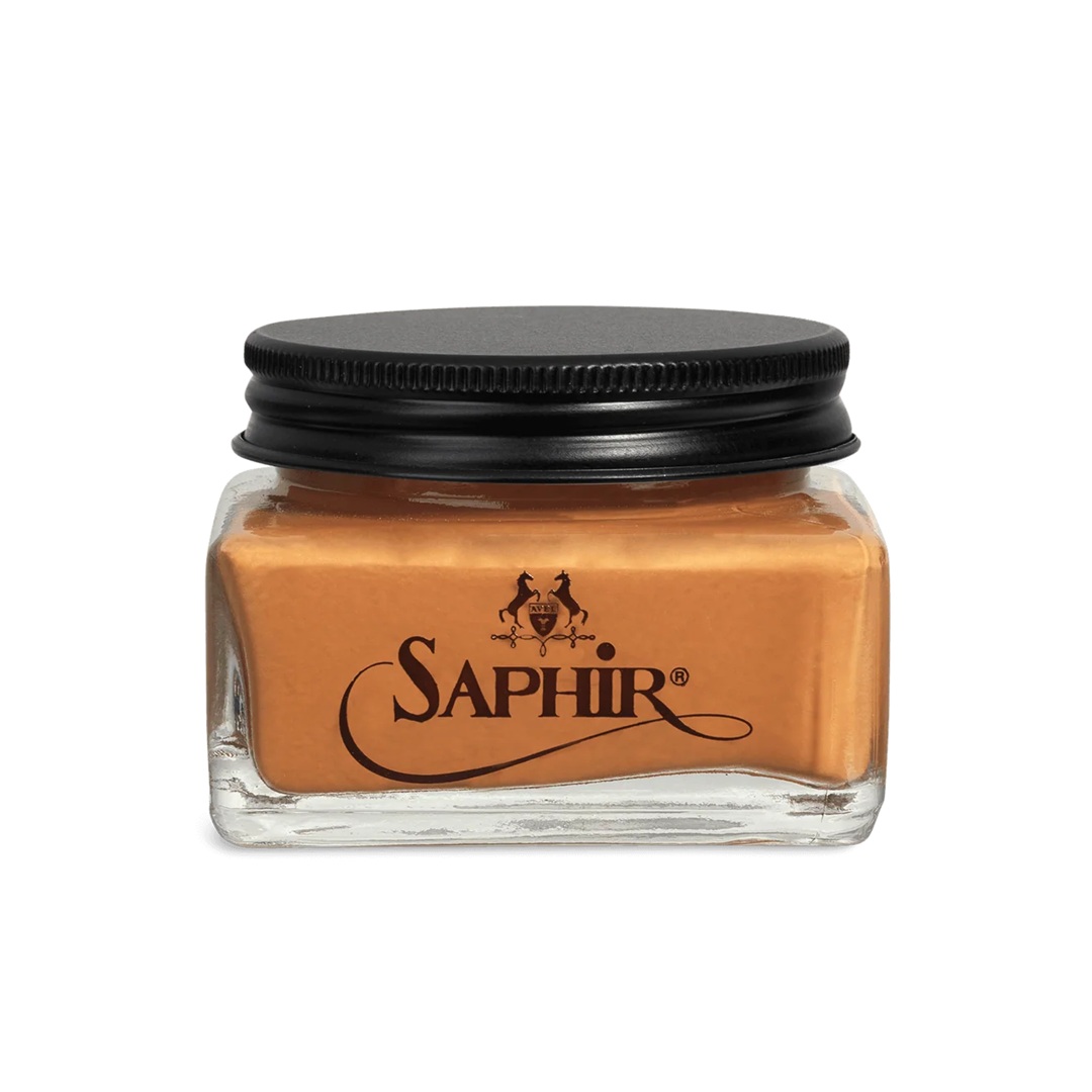 saphir-MdO-cordovan-fawn-19 Saphir Médaille d’Or, Cordovan Leather Cream, 75ml (fawn 19) - βαφή υποδημάτων