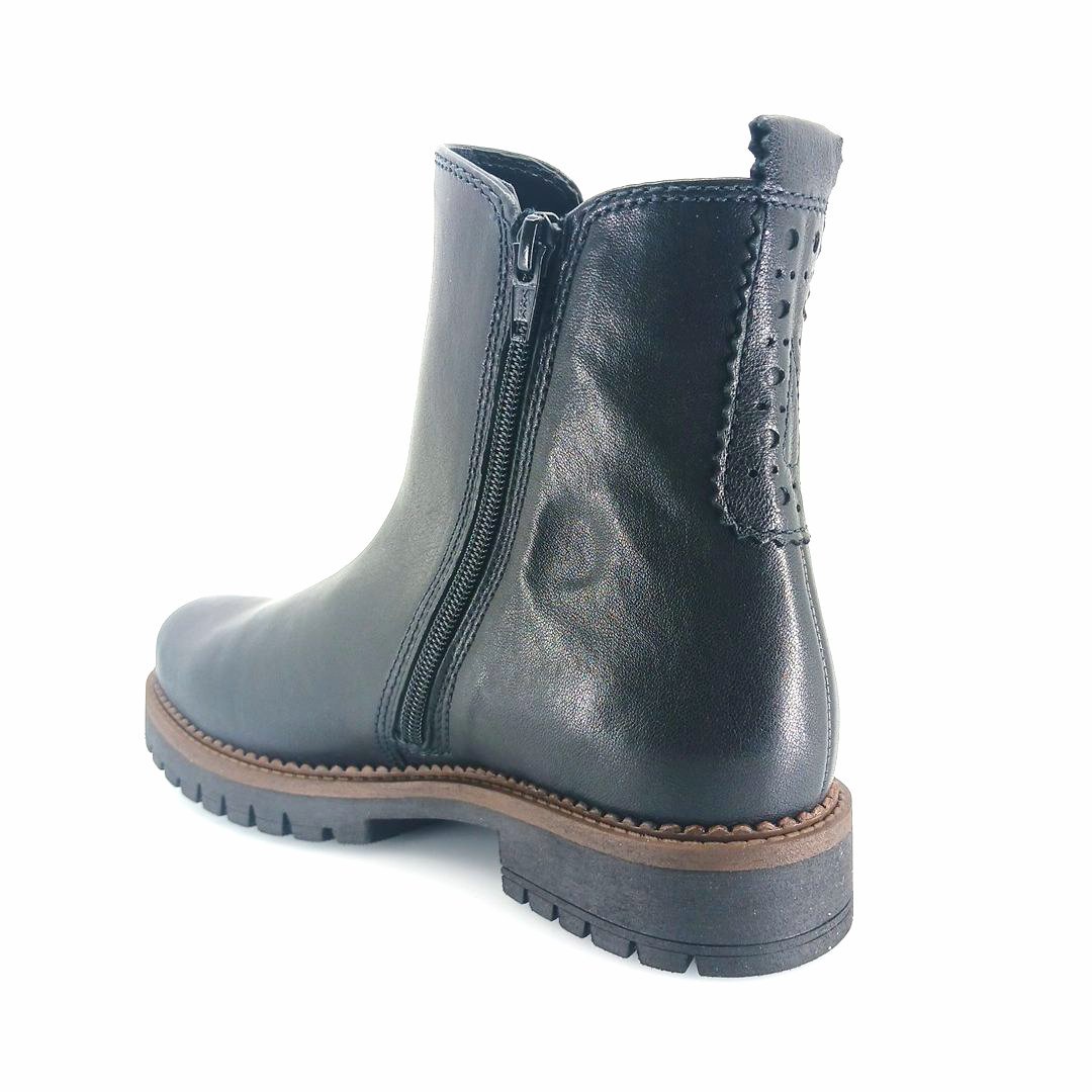 Gabor 72.721.57 chelsea boots (μαύρο δέρμα)