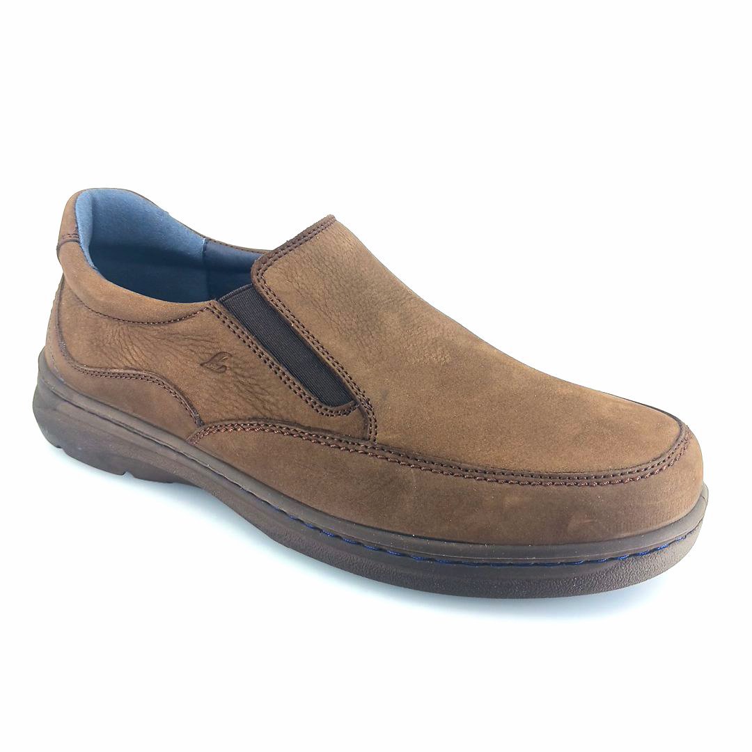 luisetti-32400-brown-01 Luisetti 32400 (καφέ δέρμα nubuck) ανδρικά slip-on