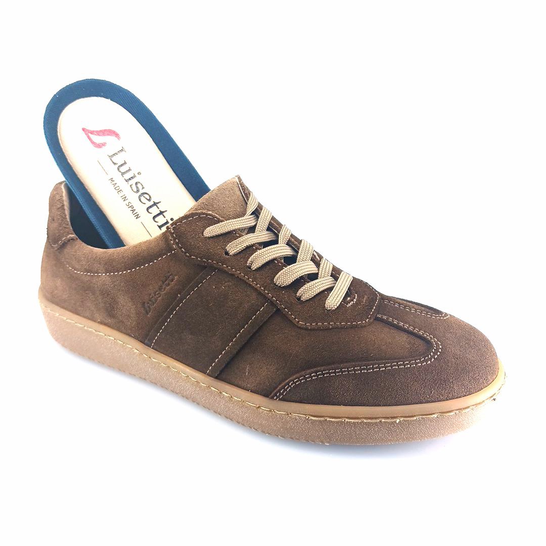 Luisetti 38405 (taupe suede δέρμα) ανδρικά sneakers