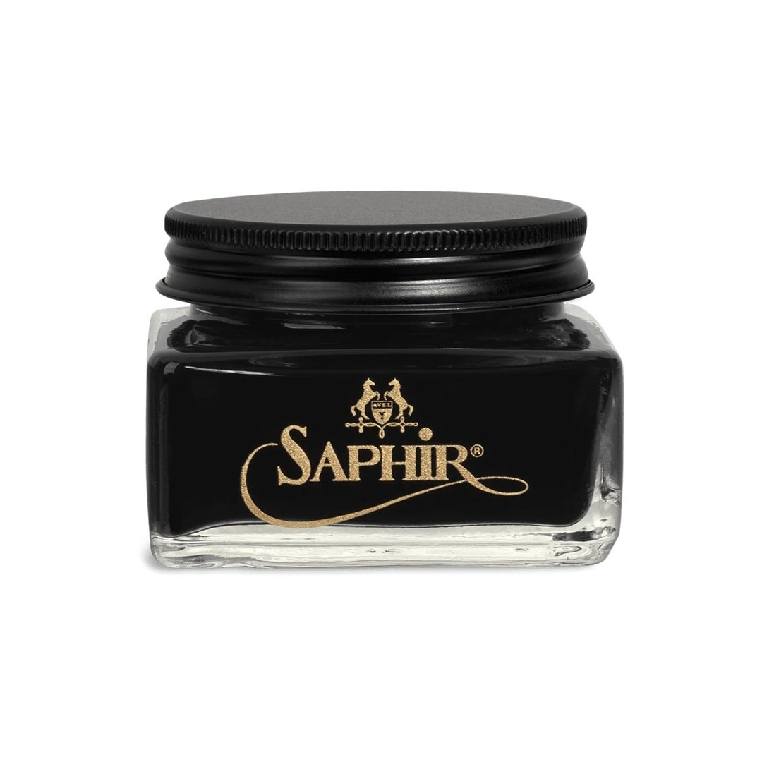 Saphir Médaille d’Or, Oiled Leather Cream, 75ml (μαύρο 01) - βαφή υποδημάτων
