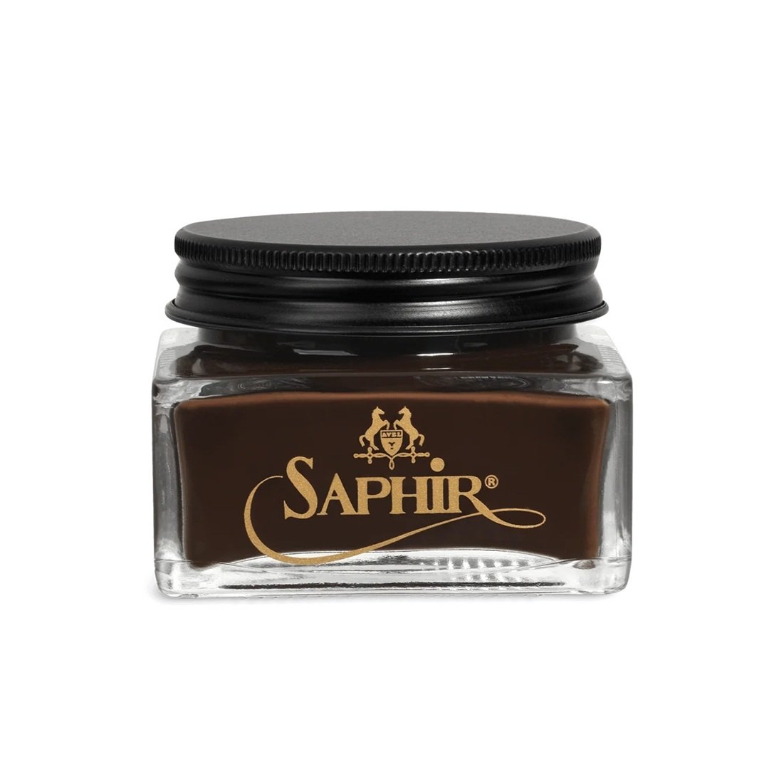 saphir-MdO-oiled-leather-cream-dark-brown-05 Saphir Médaille d’Or, Oiled Leather Cream, 75ml (dark brown 05) - βαφή υποδημάτων