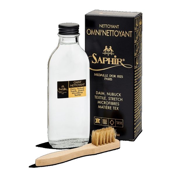 Saphir Médaille d’Or, Omni’Nettoyant - υγρό καθαρισμού για δέρματα suede, nubuck, υφάσματα και συνθετικά 100ml