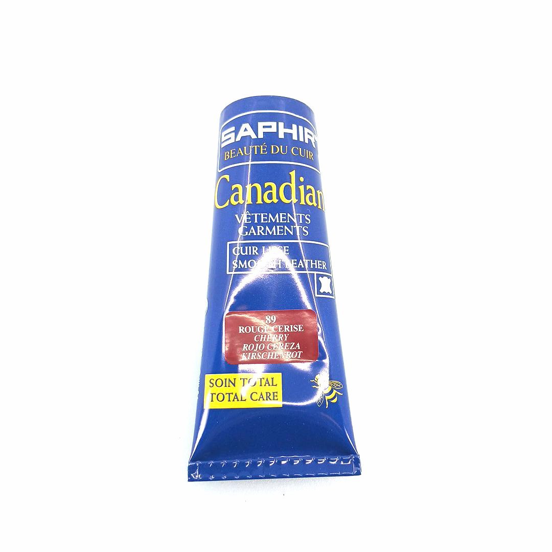Saphir Canadian, 75ml (cherry red 89), βαφή και ανανέωση δερμάτος