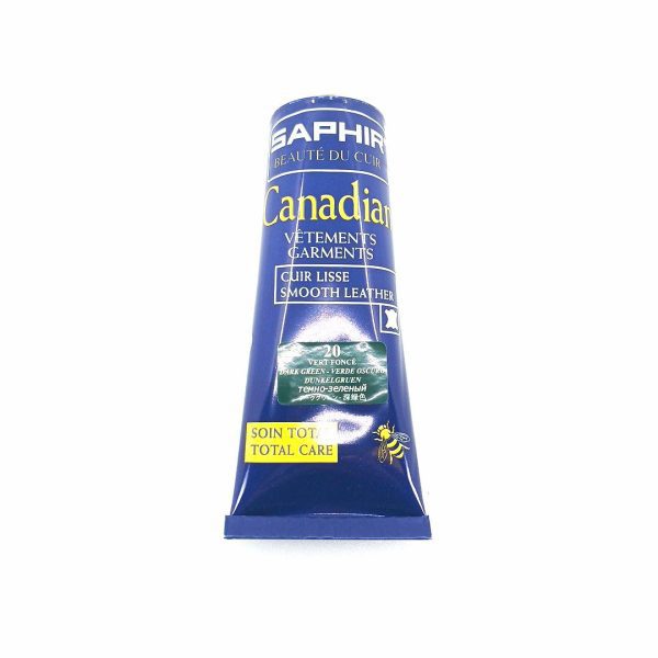 Saphir Canadian, 75ml (dark green 20), βαφή και ανανέωση δερμάτος