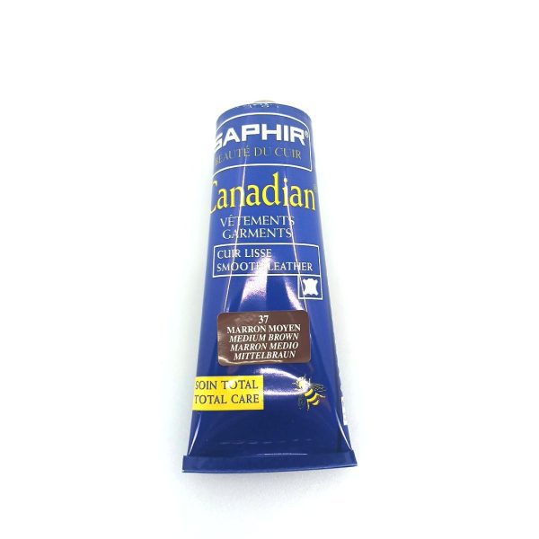Saphir Canadian, 75ml (medium brown 37), βαφή και ανανέωση δερμάτος