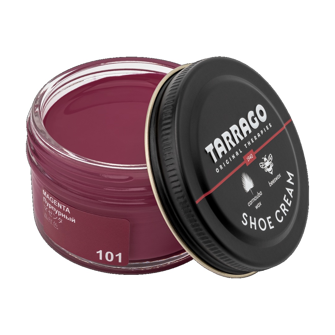 tarrago-shoe-cream-magenta-101-1 Tarrago shoe cream 50 ml (colour: magenta 101) - βαφή υποδημάτων