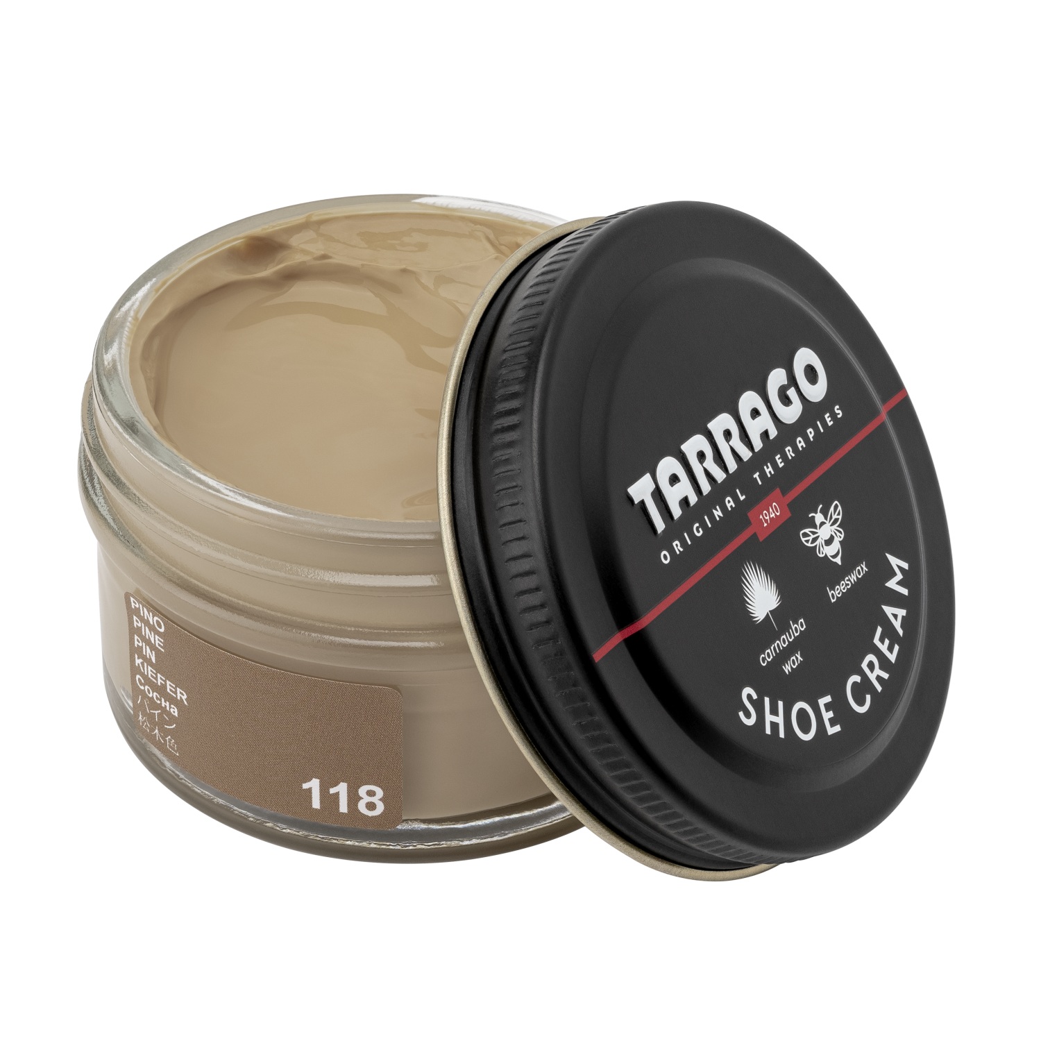 tarrago-shoe-cream-pine-118-1 Tarrago shoe cream 50 ml (coulor: pine 118) - βαφή υποδημάτων