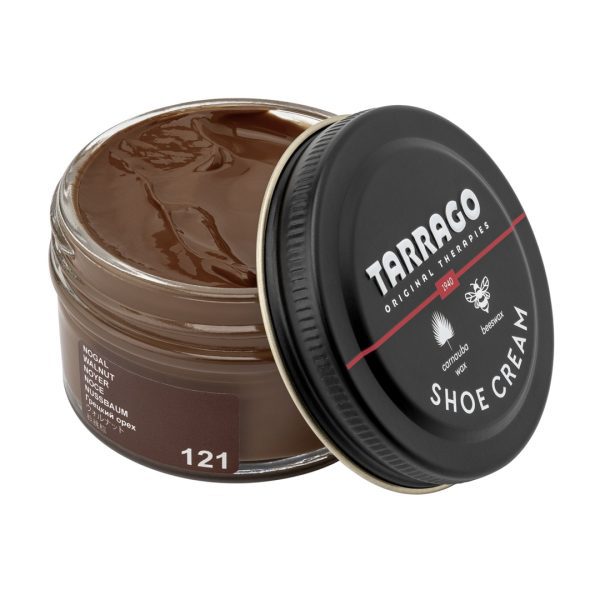 Tarrago shoe cream 50 ml (coulor: walnut 121) - βαφή υποδημάτων