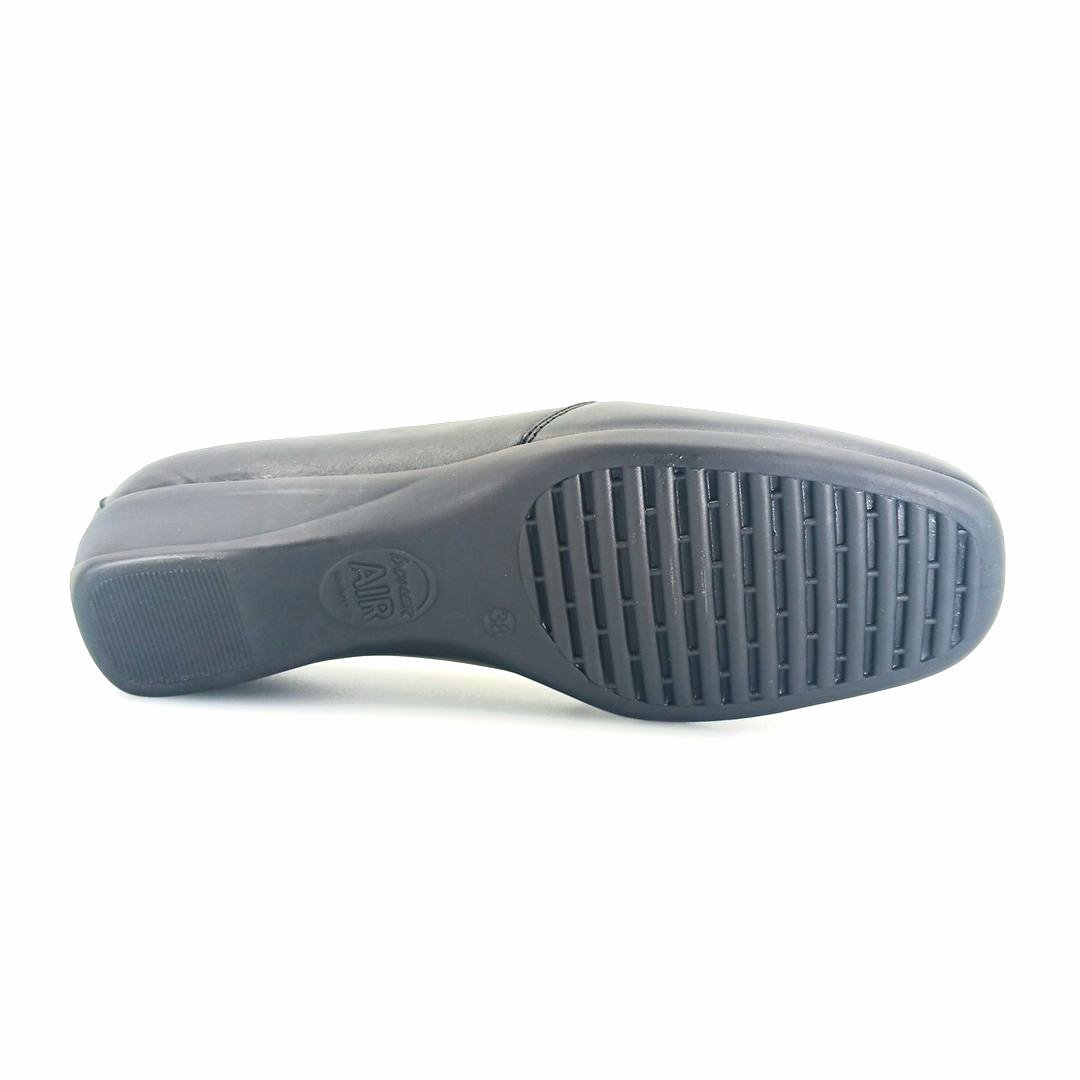 Boxer 53064 (μαύρο δέρμα) γυναικεία slip-on
