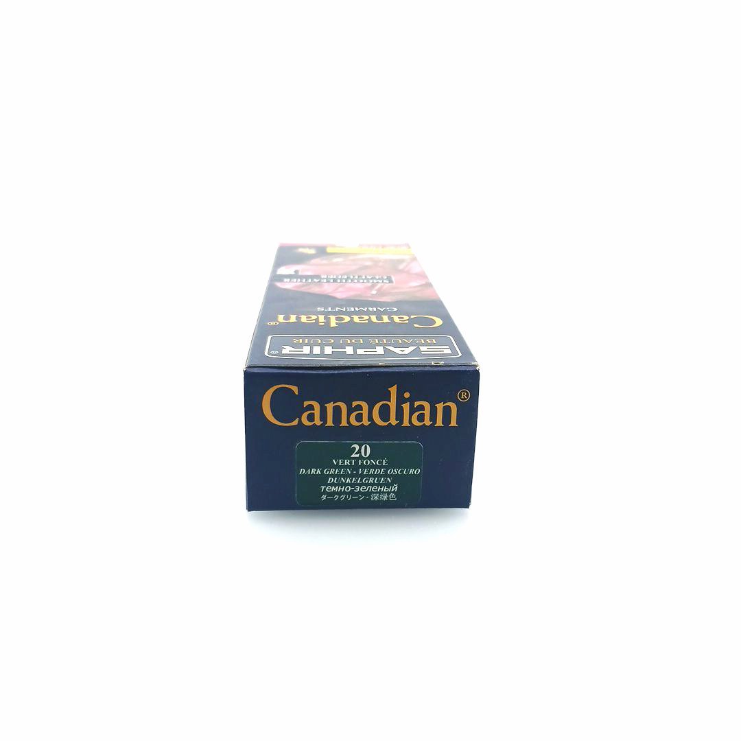 Saphir Canadian, 75ml (dark green 20), βαφή και ανανέωση δερμάτος