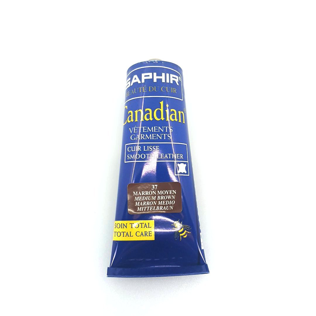 Saphir Canadian, 75ml (medium brown 37), βαφή και ανανέωση δερμάτος