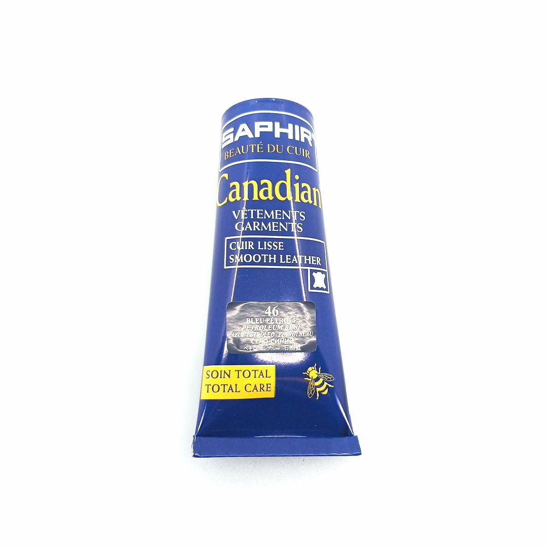 Saphir Canadian, 75ml (petroleum blue 46), βαφή και ανανέωση δερμάτος