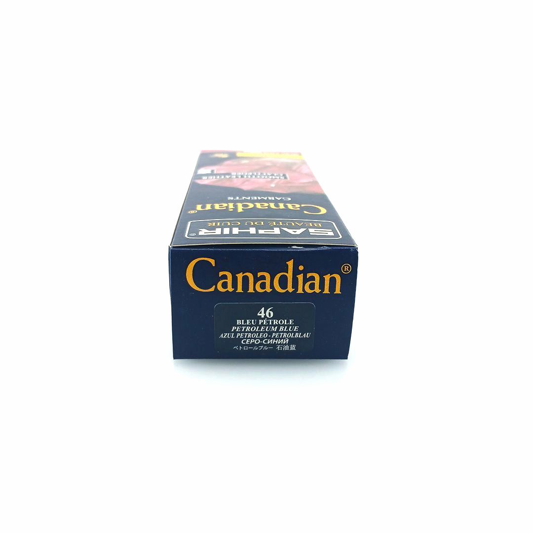 Saphir Canadian, 75ml (petroleum blue 46), βαφή και ανανέωση δερμάτος