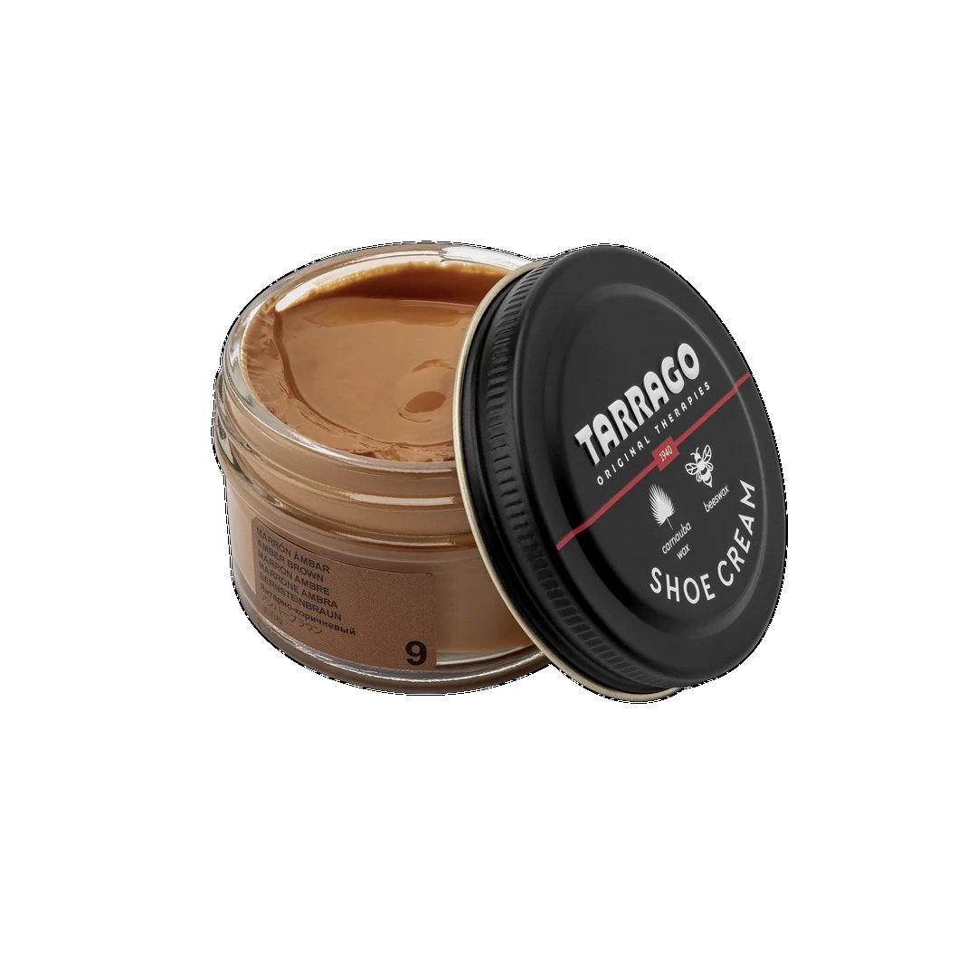 tarrago-shoe-cream-amber-brown-09-1 Tarrago shoe cream 50 ml (colour: amber brown 09) - βαφή υποδημάτων