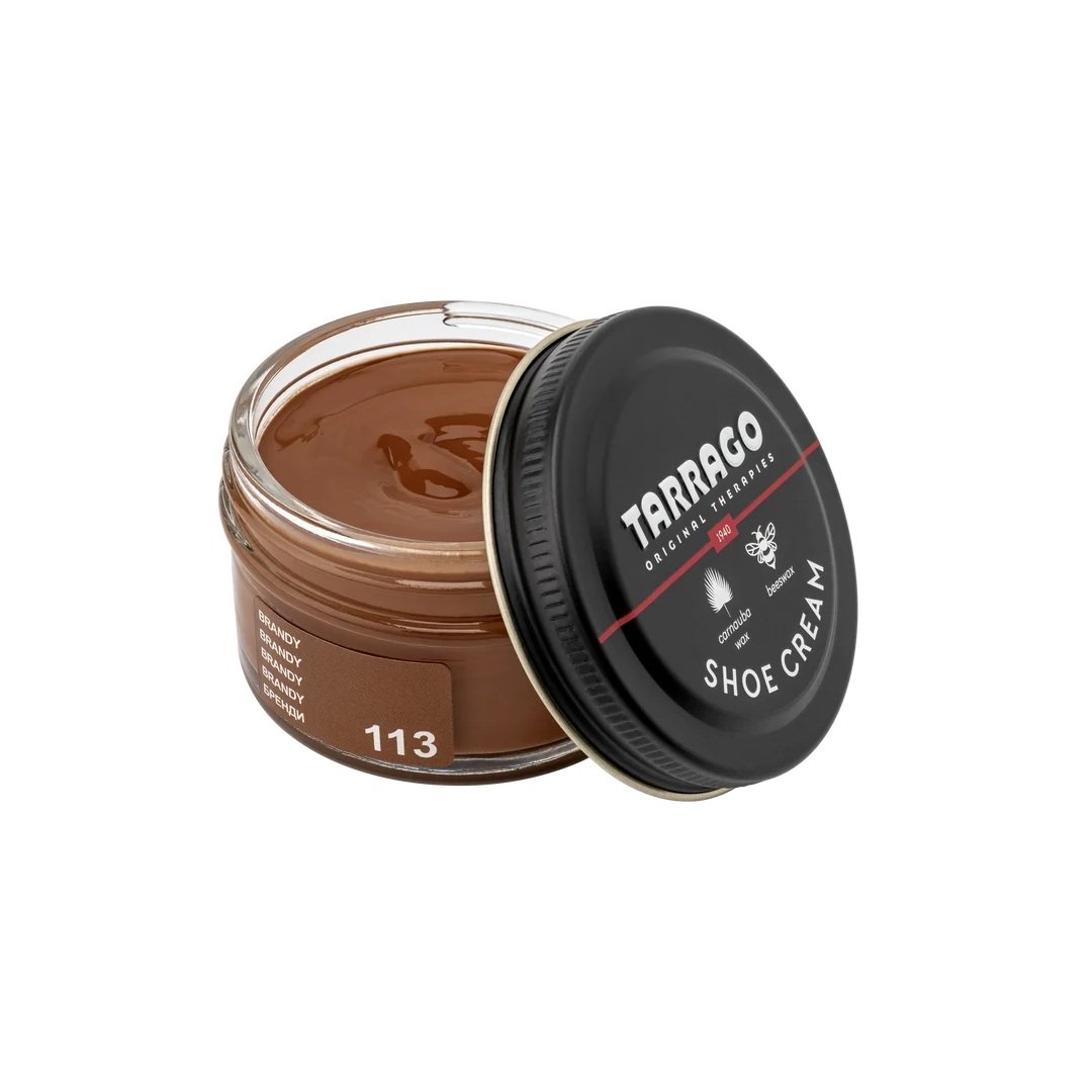 tarrago-shoe-cream-brandy-113-1 Tarrago shoe cream 50 ml (colour: brandy 113) - βαφή υποδημάτων