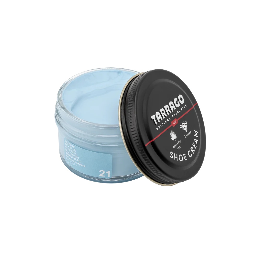 tarrago-shoe-cream-sky-blue-21-1 Tarrago shoe cream 50 ml (coulor: sky blue 21) - βαφή υποδημάτων