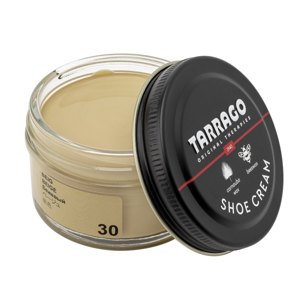 tarrago-shoe-cream-beige-30-1 Tarrago shoe cream 50 ml (coulor: beige 30) - βαφή υποδημάτων