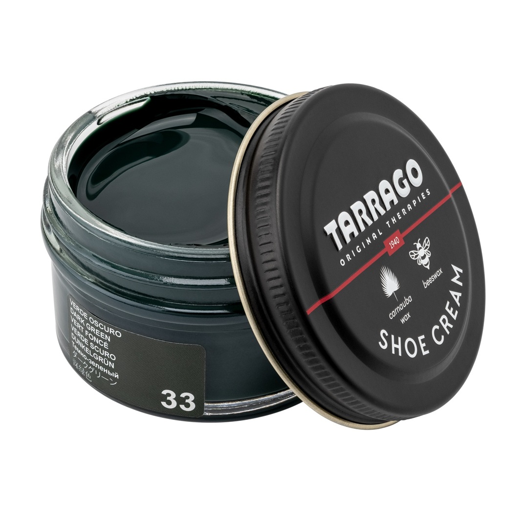 tarrago-shoe-cream-dark-green-33-1 Tarrago shoe cream 50 ml (coulor: dark green 33) - βαφή υποδημάτων