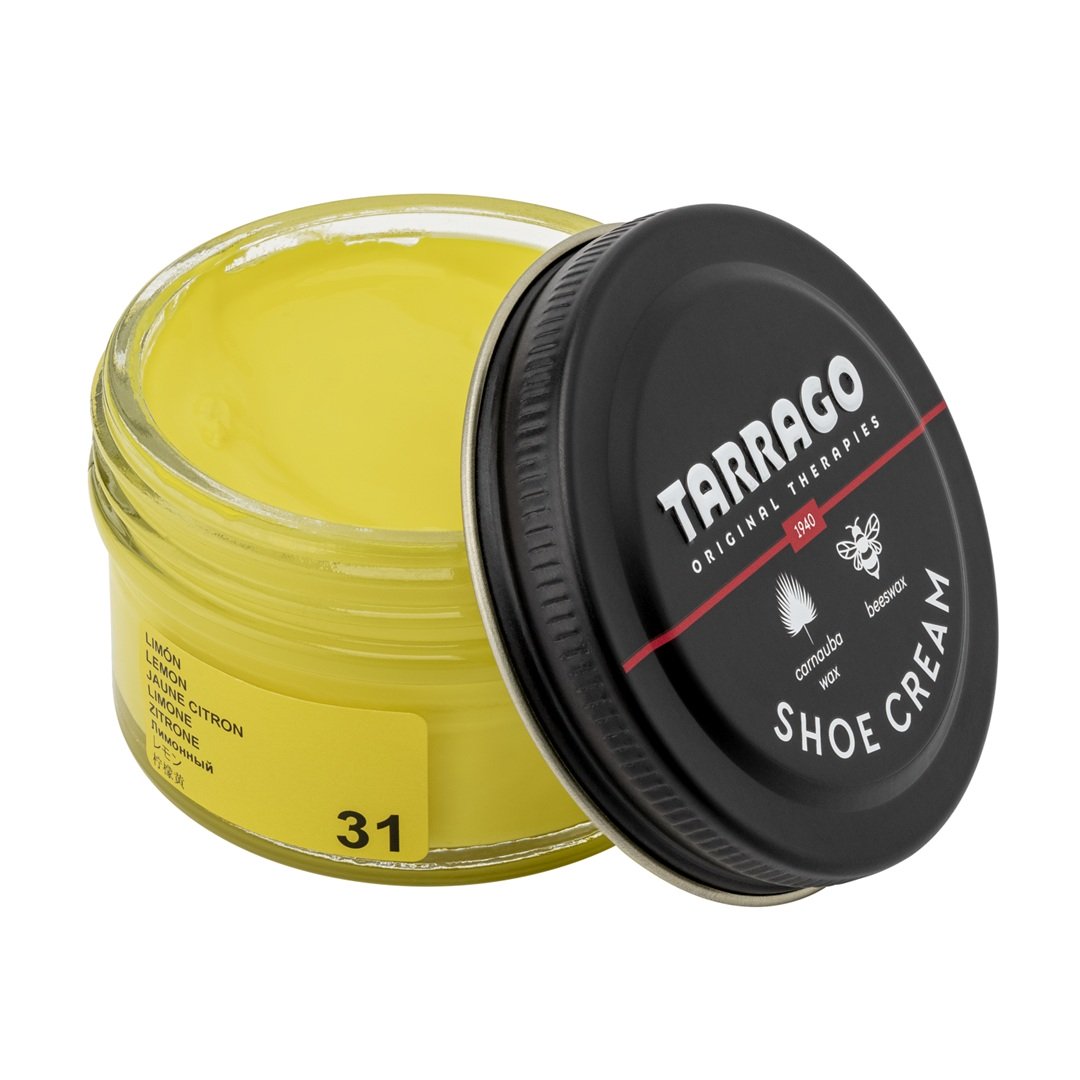 tarrago-shoe-cream-lemon-yellow-31-1 Tarrago shoe cream 50 ml (coulor: lemon yellow 31) - βαφή υποδημάτων