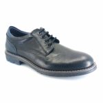 Fluchos TERRY F1340 (μαύρο δέρμα) ανδρικά derby