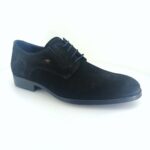 Fluchos ASGARD F1887 (μαύρο suede δέρμα) ανδρικά δετά
