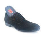 Fluchos ASGARD F1887 (μαύρο suede δέρμα) ανδρικά δετά
