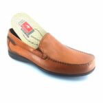 Fluchos ORION 8682 (ταμπά δέρμα) ανδρικά slip-on μοκασίνια